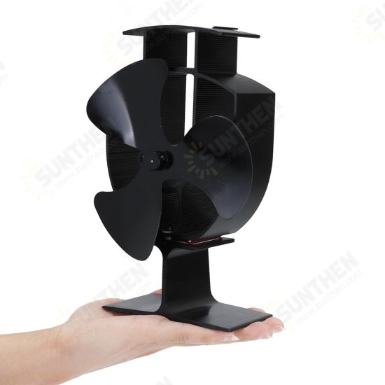 3 Blade Heat Self-Powered Wood Stove Fan Burner Fireplace Ecofan Ultra Quiet