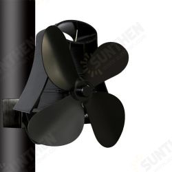 4 Blades Silent Wall Mounted Heat Powered Stove Fan Wood Burner Fireplace EcoFan 4 Blades Silent Wall Mounted Heat Powered Stove Fan Wood Burner Fireplace EcoFan