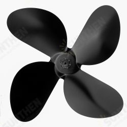 4 Fireplace Fan Blades For Thermal Fire Heater Power Wood Stove Fan Household Eco 4 Fireplace Fan Blades For Thermal Fire Heater Power Wood Stove Fan Household Eco