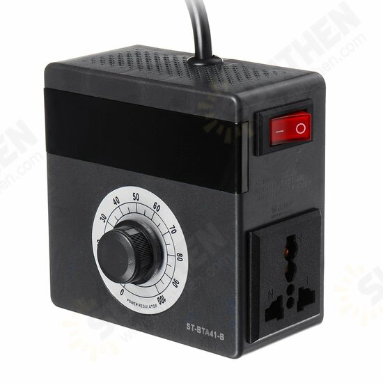 4000W 220V Speeds Voltage Controller Voltage Regulation Speed & Temperature Adjustment Voltage Regulators