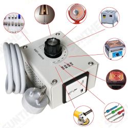 4000W AC 220V Variable Voltage Controller for Fan Speed Motor Temperature Dimmer 4000W AC 220V Variable Voltage Controller for Fan Speed Motor Temperature Dimmer
