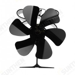 6 Blade Heat Self-Powered Wood Stove Fan Top Log Burner Fireplace Ecofan Quiet 6 Blade Heat Self-Powered Wood Stove Fan Top Log Burner Fireplace Ecofan Quiet