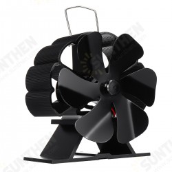 6 Blades Mini Heater Stove Fan Fireplace Fire Heat Thermal Powered Fuel Saving Fans 50°-350° 6 Blades Mini Heater Stove Fan Fireplace Fire Heat Thermal Powered Fuel Saving Fans 50°-350°
