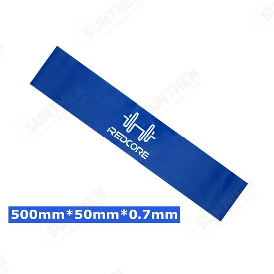 6PCS Resistance Bands Power Strength Exercise Fitness Gym Crossfit Yoga Workout 500*50mm