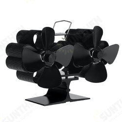 8 Blade Heat Self-Powered Wood Stove Fan Top Log Burner Fireplace Ecofan Quiet 8 Blade Heat Self-Powered Wood Stove Fan Top Log Burner Fireplace Ecofan Quiet