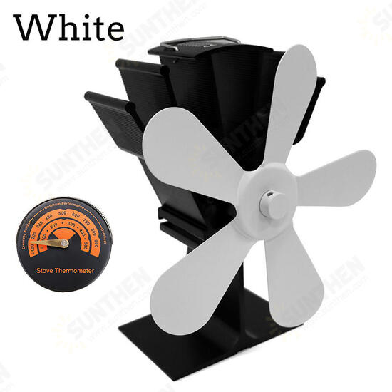 8 Blades Heaters Stove Fan Heat Powered Wood Stove Fan Silent Eco-Friendly Fireplace Fan for Wood Log Burner