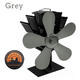 8 Blades Heaters Stove Fan Heat Powered Wood Stove Fan Silent Eco-Friendly Fireplace Fan for Wood Log Burner