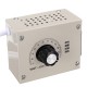 AC 0-220V 4000W Adjustable Voltage Speed Temperature Dimmer Controller For Thermostat Light Fan Motor Dimmer