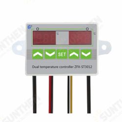 AC 110V-220V 12V 24V Digital LED Dual Thermometer Temperature Controller Thermostat Incubator AC 110V-220V 12V 24V Digital LED Dual Thermometer Temperature Controller Thermostat Incubator