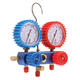 AC Refrigerant Manifold Gauge Set Air Conditioning Tools with Hose and Hook for Air Condition