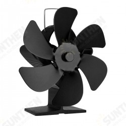 6 Blades Wood Stove Fan Heat Self-Powered Burner Fireplace Fan Eco Heater Silent 6 Blades Wood Stove Fan Heat Self-Powered Burner Fireplace Fan Eco Heater Silent