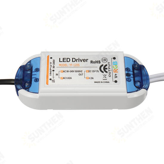 DC 12V LED Controller Remote Controller with 24 Key Remote Control RGB LED Light Strip Controller