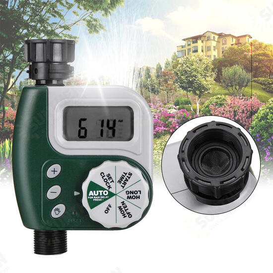 Digital Electronic Water Tap Timer LCD Waterproof DIY Garden Irrigation Timer Control Unit