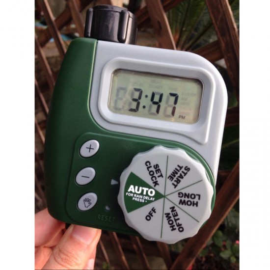 Digital Electronic Water Tap Timer LCD Waterproof DIY Garden Irrigation Timer Control Unit