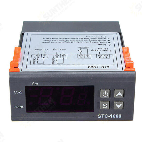 Digital STC-1000 220V All Purpose Temperature Controller Thermostat With Sensor