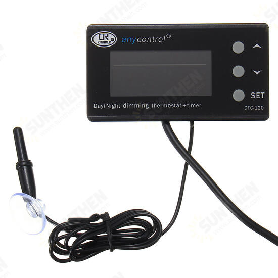 LED Reptile Timer Aquarium Digital Temperature Controller Heat Thermostat PID with Timer