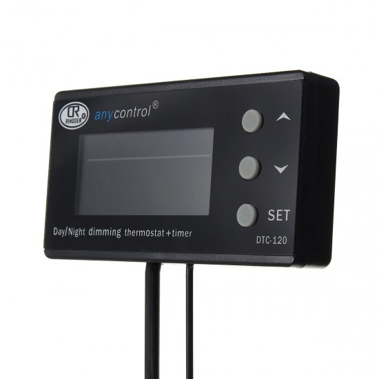 LED Reptile Timer Aquarium Digital Temperature Controller Heat Thermostat PID with Timer