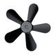 Professional 5 Blades Aluminum Wood Stove Fan Blade Accessories For Heating Fireplaces Fan