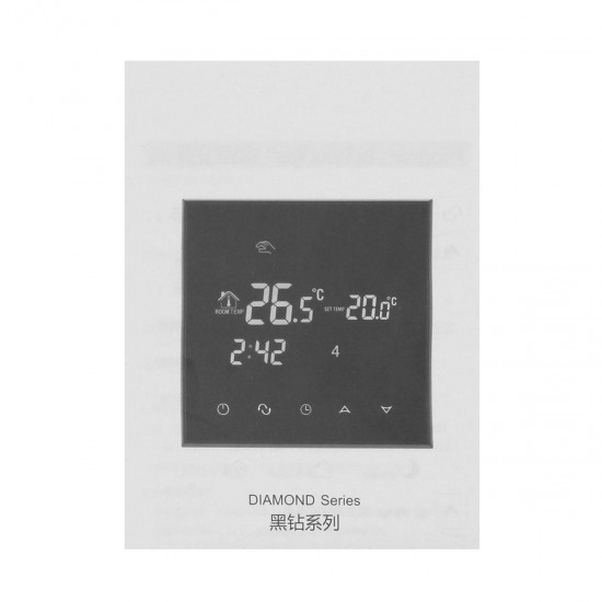 Smart Programmable Thermostat Digital Temperature Controller LCD Touch Screen
