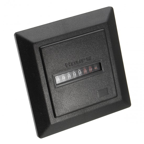 Timer Square Counter Digital 0-99999.9 Hour Meter Hourmeter Gauge AC220-240V