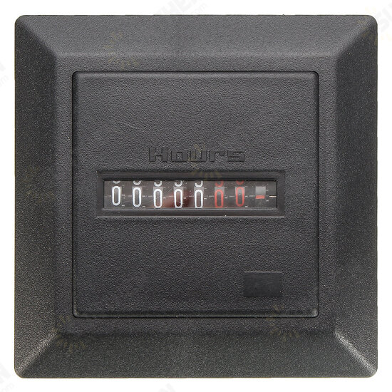 Timer Square Counter Digital 0-99999.9 Hour Meter Hourmeter Gauge AC220-240V