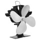 YL901 4 Leaves Eco Heat Powered Wood Stove Fan for Gas/Pellet/Log/Wood Buring Stoves Fireplace Fan