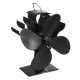 YL901 4 Leaves Eco Heat Powered Wood Stove Fan for Gas/Pellet/Log/Wood Buring Stoves Fireplace Fan