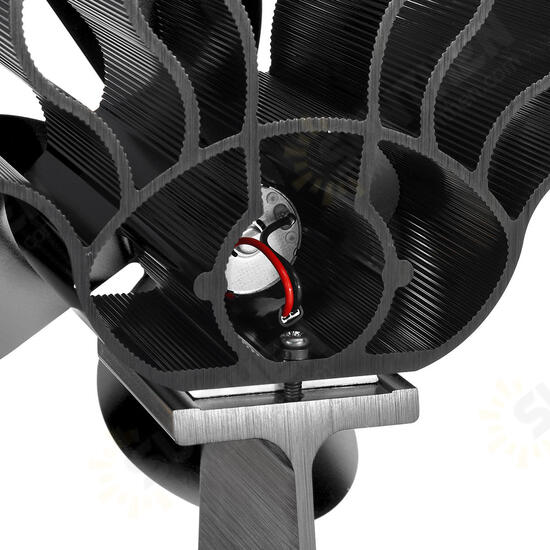 YL901 4 Leaves Eco Heat Powered Wood Stove Fan for Gas/Pellet/Log/Wood Buring Stoves Fireplace Fan