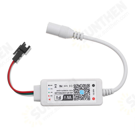 bluetooth LED Strip Controller APP LED Lights Controller IP20 Remote Control For 12-24V WS2811