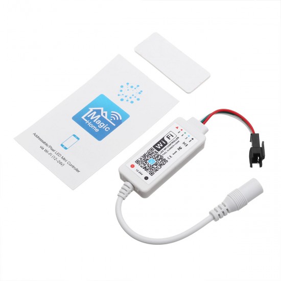 bluetooth LED Strip Controller APP LED Lights Controller IP20 Remote Control For 12-24V WS2811