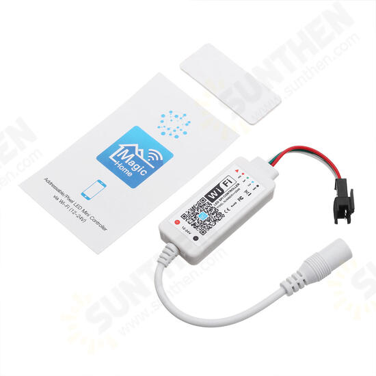 bluetooth LED Strip Controller APP LED Lights Controller IP20 Remote Control For 12-24V WS2811