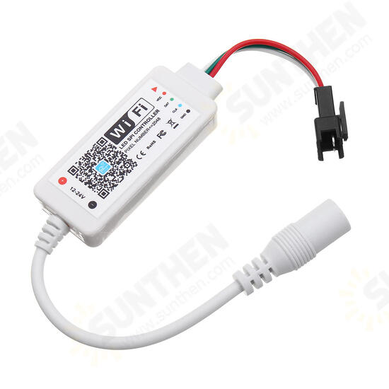 bluetooth LED Strip Controller APP LED Lights Controller IP20 Remote Control For 12-24V WS2811