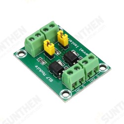 2 Channel 817 Optocoupler 2-way Voltage Isolation Board Voltage Control Adapter Module 2 Channel 817 Optocoupler 2-way Voltage Isolation Board Voltage Control Adapter Module