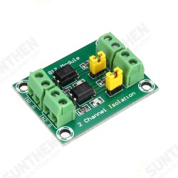 2 Channel 817 Optocoupler 2-way Voltage Isolation Board Voltage Control Adapter Module 2 Channel 817 Optocoupler 2-way Voltage Isolation Board Voltage Control Adapter Module