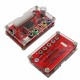 24 Pins ATX Power Supply Break0ut Board and Acrylic Case Kit with ADJ Adjustable Voltage Knob Reset Protection ATX Power Converter Board