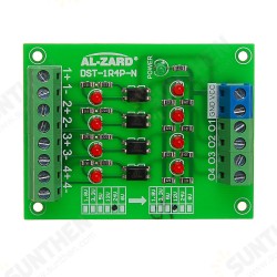 24V To 12V 4 Channel Optocoupler Isolation Board Isolated Module PLC Signal Level Voltage Converter Board 4Bit 24V To 12V 4 Channel Optocoupler Isolation Board Isolated Module PLC Signal Level Voltage Converter Board 4Bit
