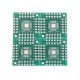 30Pcs HTQFP QFN48 to DIP48 QFN44 0.5mm QFP48 QFP44 PQFP LQFP Adapter Plate