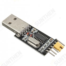 3pcs 3.3V 5V USB to TTL Converter CH340G UART Serial Adapter Module STC 3pcs 3.3V 5V USB to TTL Converter CH340G UART Serial Adapter Module STC