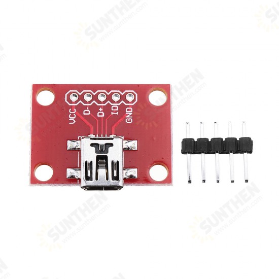 3pcs Mini USB Converter Module Convertsion Board For USB Mini-B Power Extension