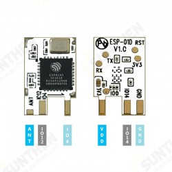 ESP-01D ESP8285 WiFi Module Serial Port to WiFi Wireless Transparent Transmission Small Size Board ESP-01D ESP8285 WiFi Module Serial Port to WiFi Wireless Transparent Transmission Small Size Board