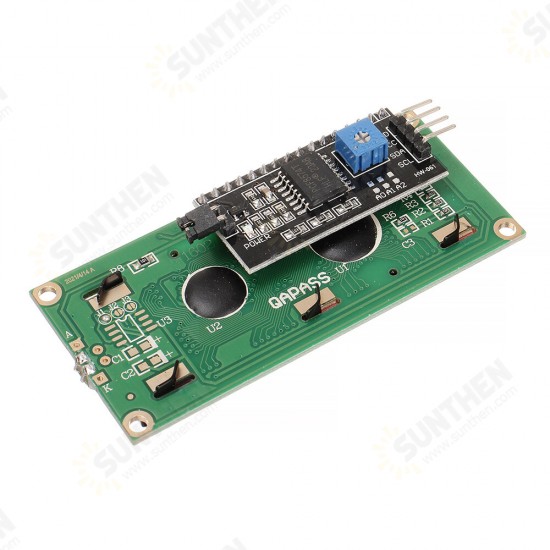 HW-060B 1602 LCD 5V Yellow-green Screen IIC I2C Interface Module 1602 LCD Display Adapter Board