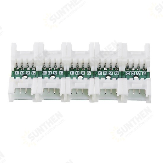 5pcs Grove to Grove Connector Grove Extension Board Female Adapter for RGB LED strip Extension