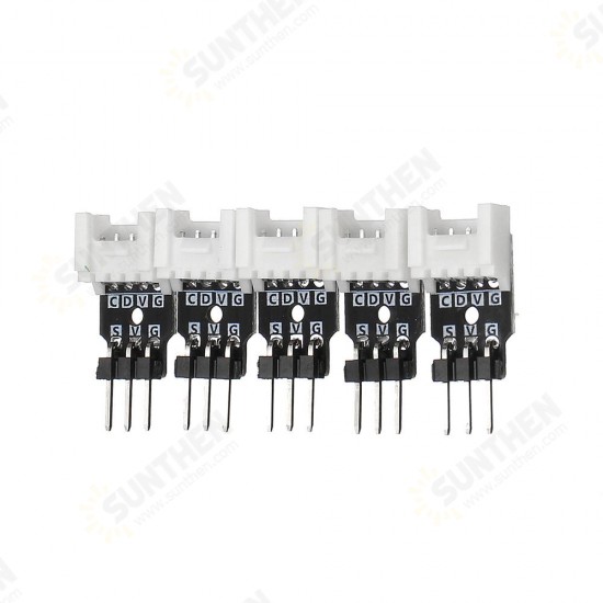 5pcs Grove to Servo Connector Expansion Board Female Adapter for RGB LED strip Extension