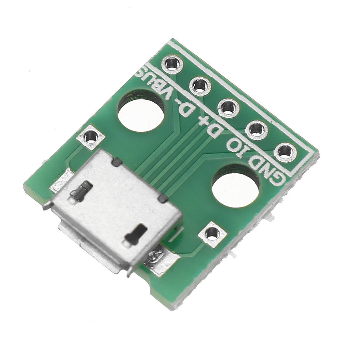 Micro USB To DIP 2.54mm Adapter Female Connector Module Board Female 5 ...