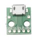 Micro USB To DIP 2.54mm Adapter Female Connector Module Board Female 5-Pin Pinboard B Type PCB Switch Board