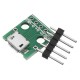 Micro USB To DIP 2.54mm Adapter Female Connector Module Board Female 5-Pin Pinboard B Type PCB Switch Board