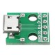 Micro USB To Dip Female Socket B Type Microphone 5P Patch To Dip With Soldering Adapter Board