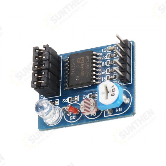 PCF8591 AD/DA Analog-Digital-Analog Converter Module Measure Light and Temperature Produce Various Waveforms