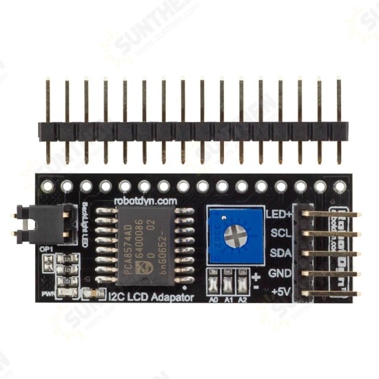 I2C Serial LCD Text Module For 16x2/16x4/20x2/20x4 LCD Board