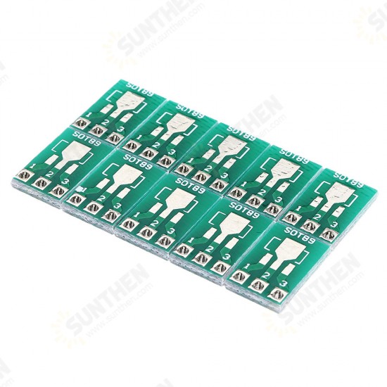 SOT89/SOT223 to SIP Patch Transfer Adapter Board SIP Pitch 2.54mm PCB Tin Plate